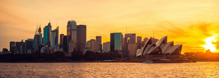 Stunning Sydney at sunset